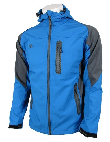 CHAQUETA SOFTSHELL IZAS VERAL BLUE RIVER/DARK GREY