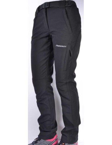 PANTALON BREEZY SOFTSHELL MUJER TRY NEGRO