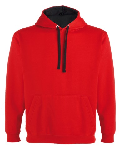 SUDADERA FELPA MUJER URBAN ROJO